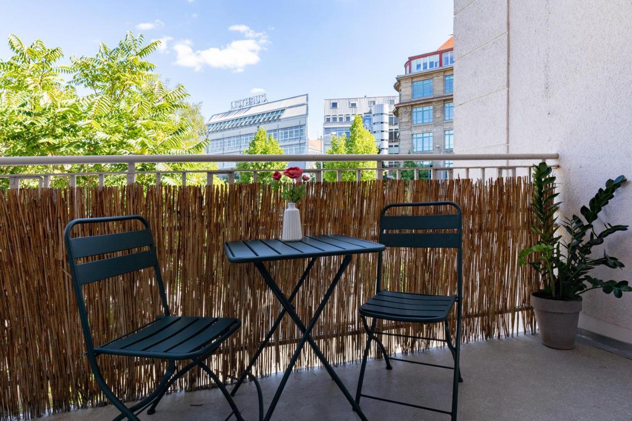Apartment Direkt Im Zentrum Fuer Bis Zu 6 Personen Bahnhofsnah Leipzig Exterior foto